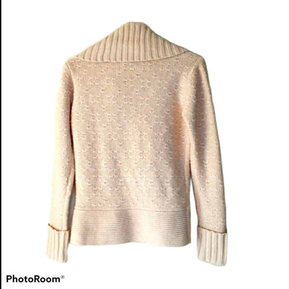 Ted Baker Women's Cream Wrap Sweater. Size 2 - Picture 2 of 11